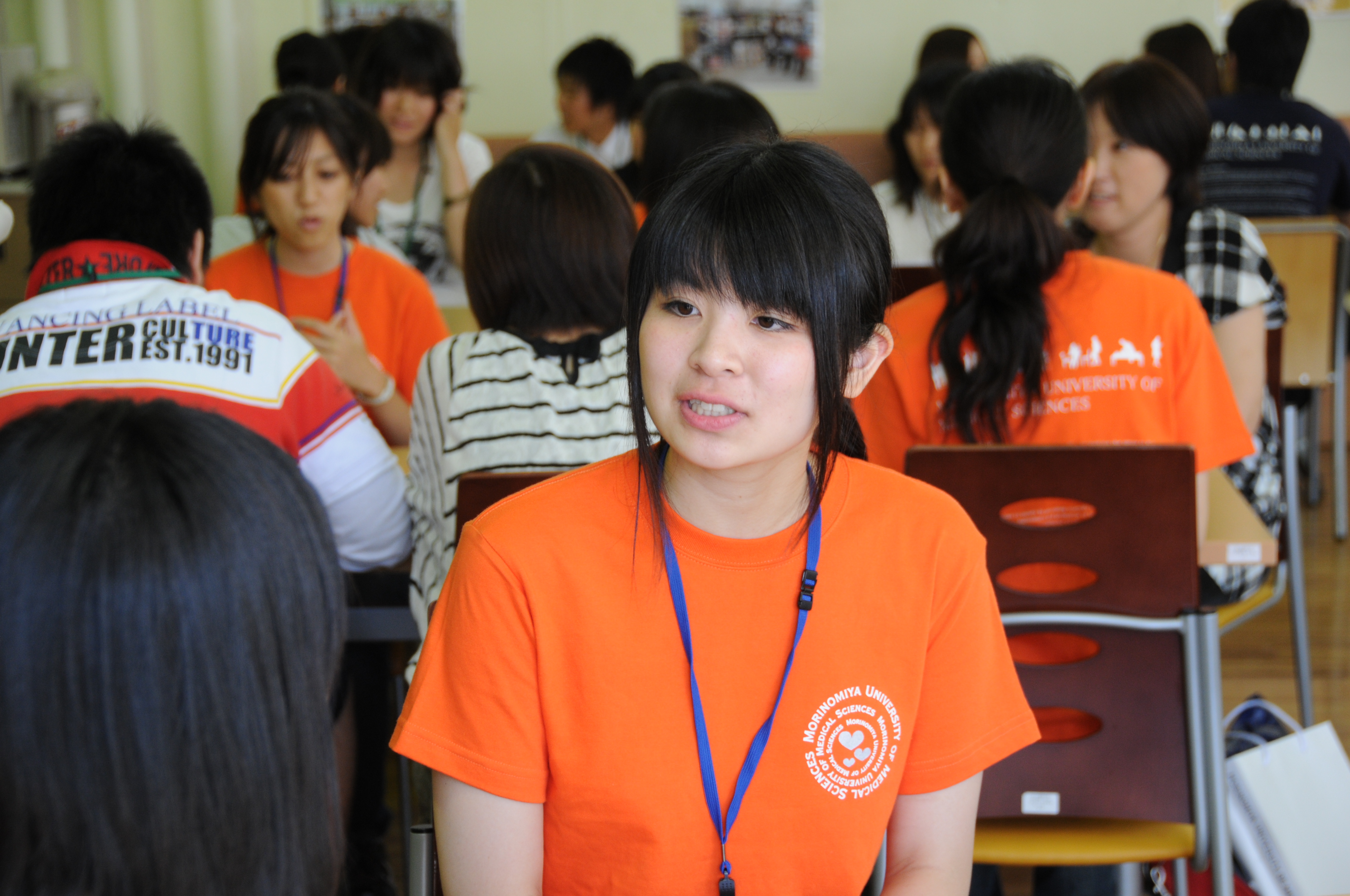 オープンキャンパス　「大学生と高校生の交流」