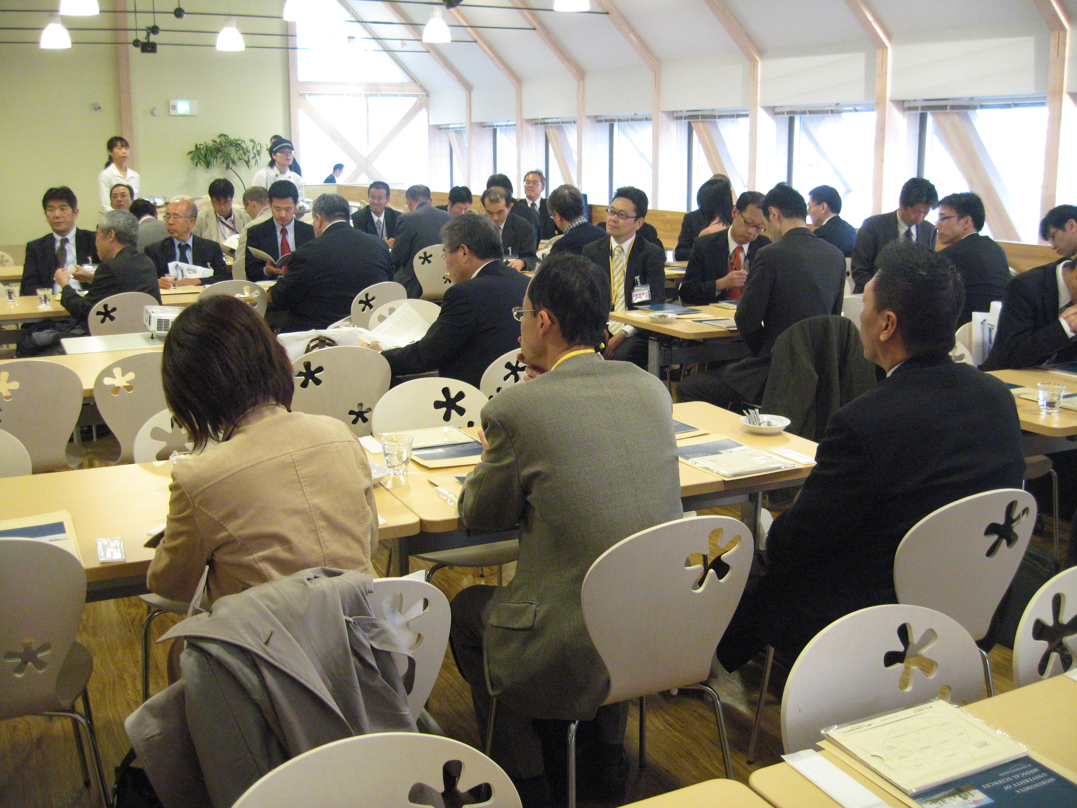 大学見学会場のようす
