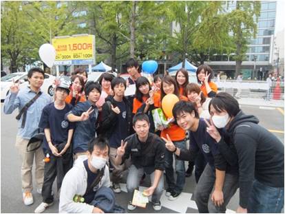 御堂筋kappo 参加学生集合写真