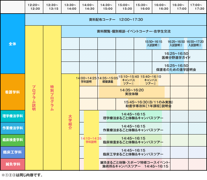 スケジュール
