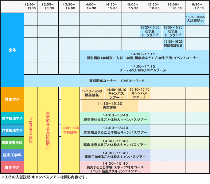 スケジュール