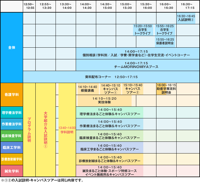 スケジュール