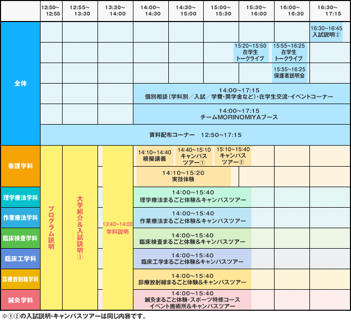 スケジュール