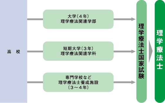 は 士 理学 療法 と